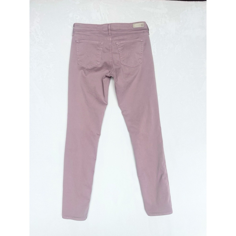 AG Adriano Goldschmied Stilt Cigarette Jeans Size 27R Pink Stretch Made In USA‎ - Picture 3 of 7